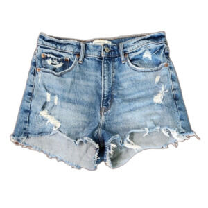 Abercrombie & Fitch The Mom High Rise Jean Short, Curve Love, Medium, Size 29/8